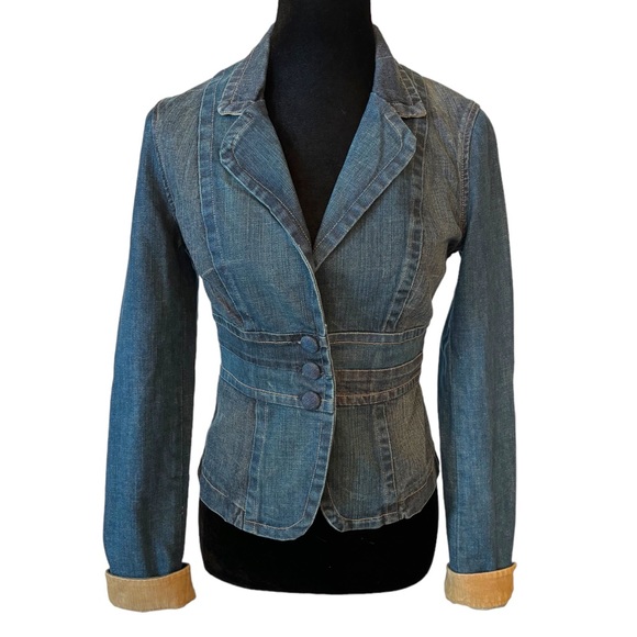 Joie Jackets & Blazers - Joie Denim Fitted Jean Jacket